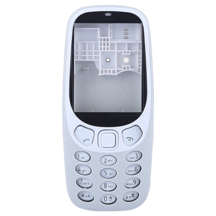 Cover assemblata completa con tastiera per Nokia 3310, For Nokia 3310, For  3310(Grey), For 3310(Yellow)