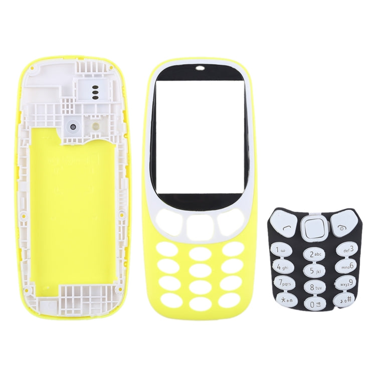 Cover assemblata completa con tastiera per Nokia 3310, For Nokia 3310, For  3310(Grey), For 3310(Yellow)