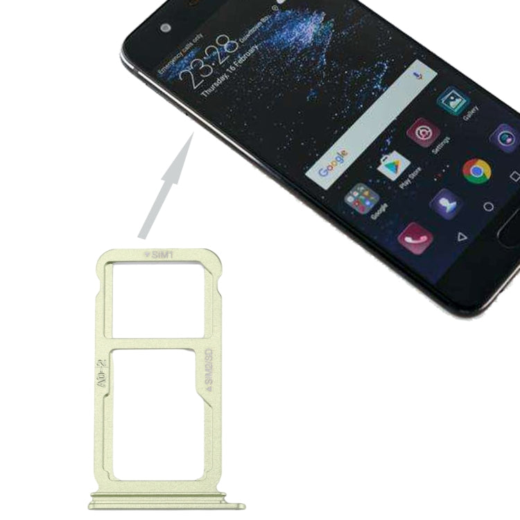For Huawei P10 Plus SIM Card Tray &amp; SIM/Micro SD Card Tray, For Huawei P10 Plus