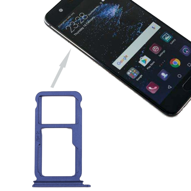 For Huawei P10 Plus SIM Card Tray &amp; SIM/Micro SD Card Tray, For Huawei P10 Plus