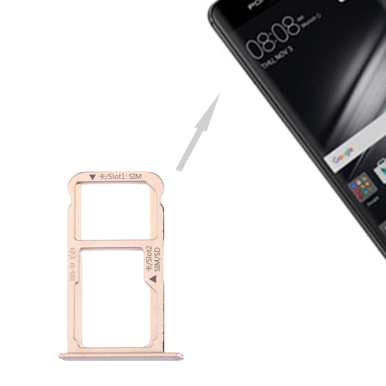 Per Huawei Mate 9 Vassoio scheda SIM e vassoio scheda SIM/Micro SD, For Huawei Mate 9