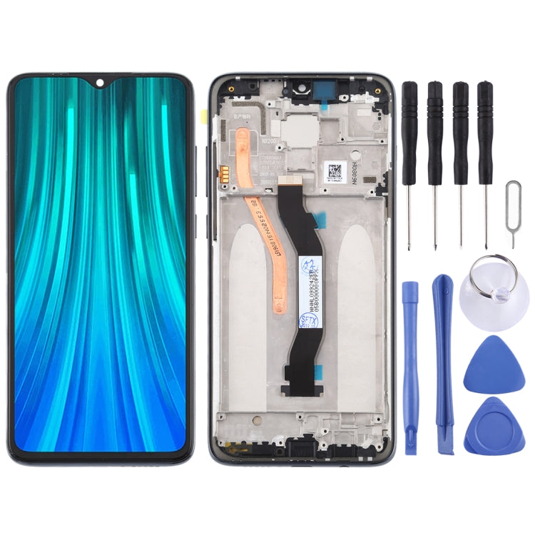 Schermo LCD e digitalizzatore assemblaggio completo con cornice (versione doppia scheda SIM) per Xiaomi Redmi Note 8 Pro, For Xiaomi Redmi Note 8 Pro, For Xiaomi Redmi Note 8 Pro (Double card), For Redmi Note 8 Pro (Green), For Redmi Note 8 Pro