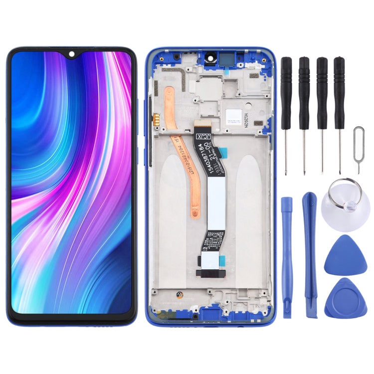 Schermo LCD e digitalizzatore assemblaggio completo con cornice (versione doppia scheda SIM) per Xiaomi Redmi Note 8 Pro, For Xiaomi Redmi Note 8 Pro, For Xiaomi Redmi Note 8 Pro (Double card), For Redmi Note 8 Pro (Green), For Redmi Note 8 Pro