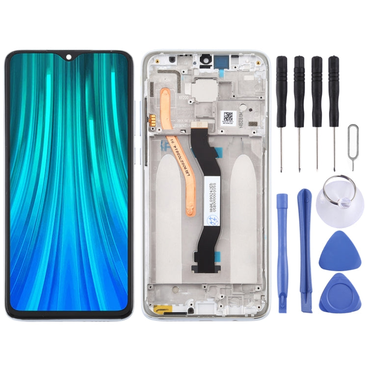 Schermo LCD e digitalizzatore assemblaggio completo con cornice (versione doppia scheda SIM) per Xiaomi Redmi Note 8 Pro, For Xiaomi Redmi Note 8 Pro, For Xiaomi Redmi Note 8 Pro (Double card), For Redmi Note 8 Pro (Green), For Redmi Note 8 Pro