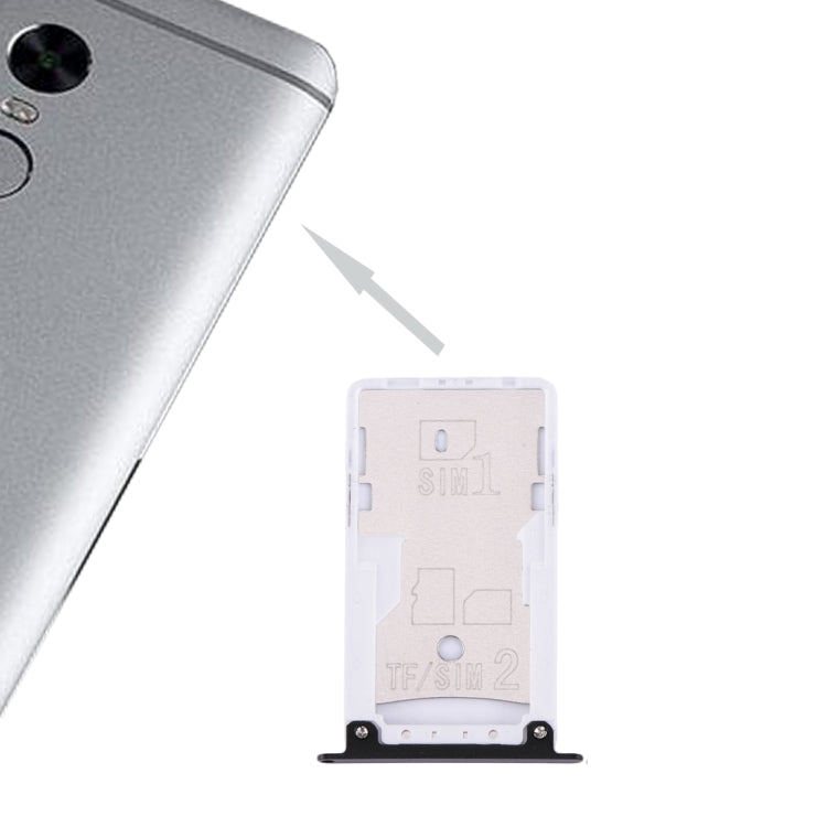 For Xiaomi Redmi Note 4X SIM and SIM / TF Tray, Redmi Note 4X, For Xiaomi Redmi Note 4X