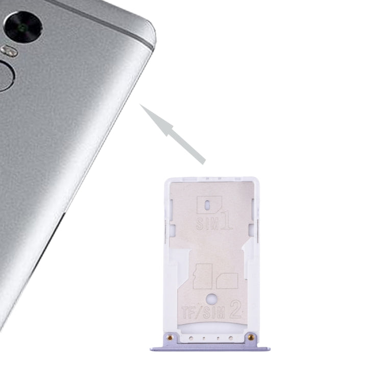 For Xiaomi Redmi Note 4X SIM and SIM / TF Tray, Redmi Note 4X, For Xiaomi Redmi Note 4X