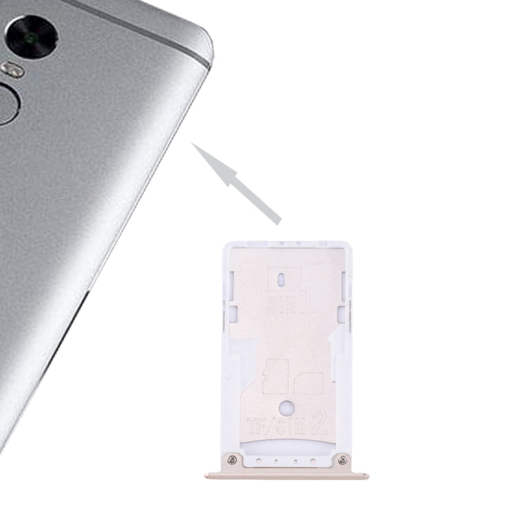 For Xiaomi Redmi Note 4X SIM and SIM / TF Tray, Redmi Note 4X, For Xiaomi Redmi Note 4X