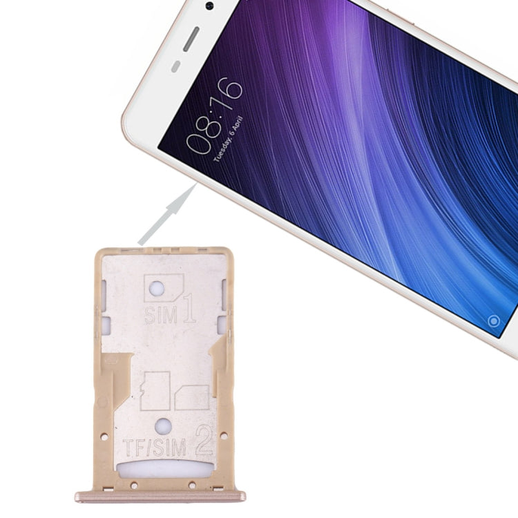 Per Xiaomi Redmi 4A Vassoio SIM e scheda SIM/TF, For Xiaomi Redmi 4A, For Redmi 4A