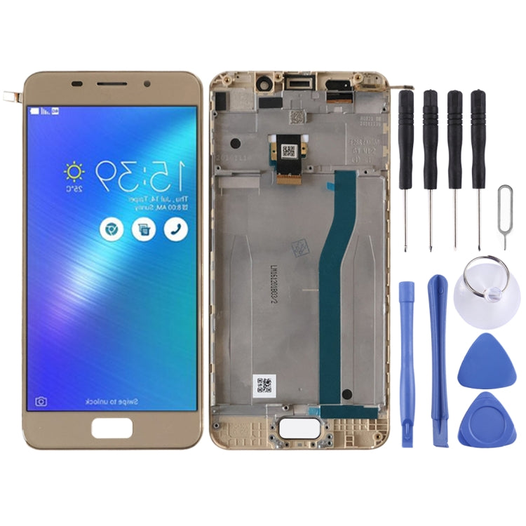 LCD Screen and Digitizer Full Assembly with Frame for Asus Zenfone 3S Max ZC521TL X00GD, For Asus ZC521T