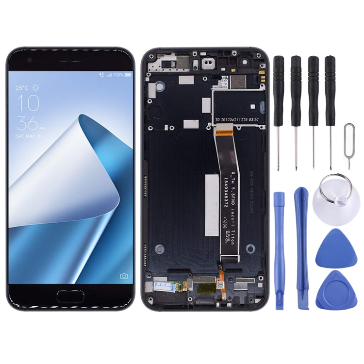 Schermo LCD e digitalizzatore assemblaggio completo con cornice per Asus ZenFone 4 ZE554KL Z01KDA Z01KD Z01KS, For Asus ZE554K, For Asus ZE554KL