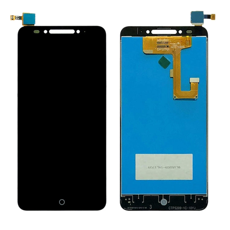 Schermo LCD e digitalizzatore assemblaggio completo con pulsante di impronta digitale per Alcatel A5 5085Y, For Alcatel A5 5085Y