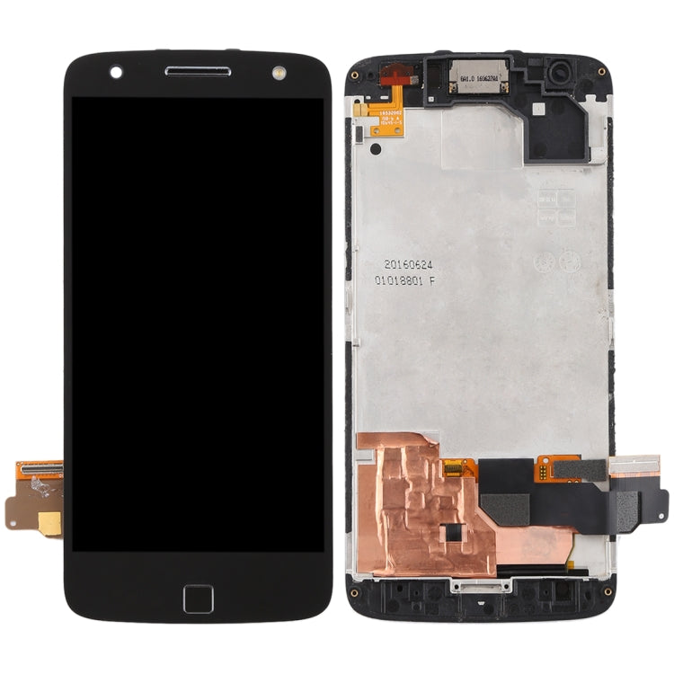 Schermo LCD e digitalizzatore assemblaggio completo con cornice per Motorola Moto Z Force XT1650-02, For Moto Z Force