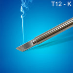 Punta per saldatore senza piombo QUICKO T12-KU, T12-K, T12-KF, T12-KL, T12-KR, T12-KU