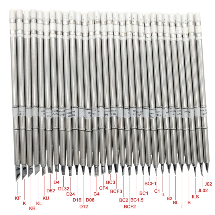 Punta per saldatore senza piombo QUICKO T12-KU, T12-K, T12-KF, T12-KL, T12-KR, T12-KU