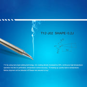 Punta per saldatore QUICKO T12-JL02 senza piombo, T12-J02, T12-JL02