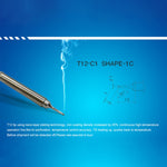 Punta per saldatore senza piombo QUICKO T12-C1, T12-C1, T12-C4, T12-CF4