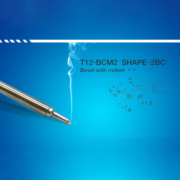 Punta per saldatore senza piombo QUICKO T12-BCM2, T12-BCM2