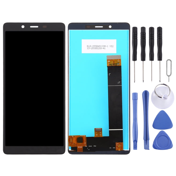 LCD Screen and Digitizer Full Assembly for Nokia 1 Plus, For Nokia 1 Plus