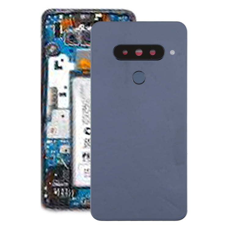 Back Battery Cover with Camera Lens and Fingerprint Sensor for LG G8s ThinQ, For LG G8s ThinQ with Fingerprint