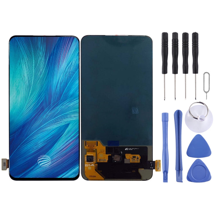 OLED Material LCD Screen and Digitizer Full Assembly for Vivo X27, For Vivo X27 (OLED)