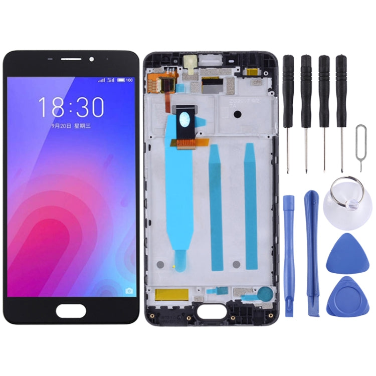 LCD Screen and Digitizer Full Assembly with Frame for Meizu M6 M711H M711Q, For Meizu M6, For Meizu M6 M711H