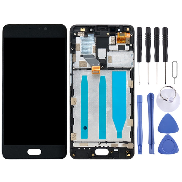 LCD Screen and Digitizer Full Assembly with Frame for Meizu M6 Note, For Meizu M6 Note