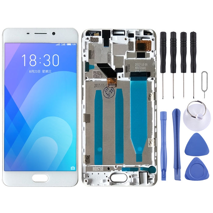 LCD Screen and Digitizer Full Assembly with Frame for Meizu M6 Note, For Meizu M6 Note