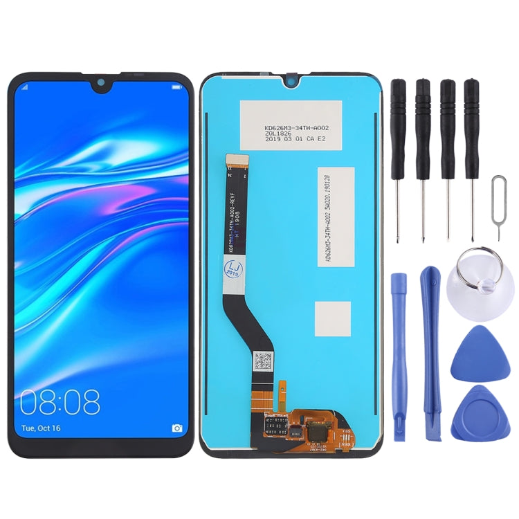 Schermo LCD e digitalizzatore assemblaggio completo per Huawei Y7 (2019), For Huawei Y7 (2019)