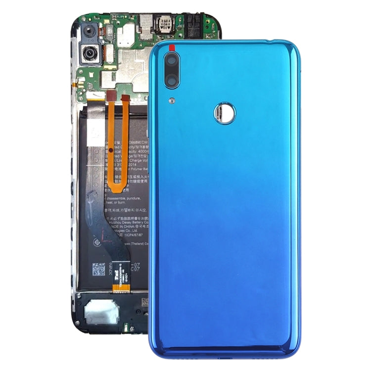 Cover posteriore originale per batteria con obiettivo fotocamera e tasti laterali per Huawei Y7 Prime (2019), For HuaweiY7 Prime (2019)(Original)