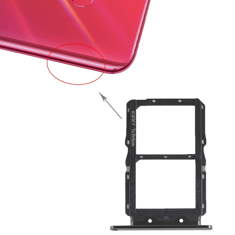 Vassoio scheda SIM + Vassoio scheda SIM per Huawei Nova 4, For Huawei Nova 4