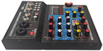 Mixer audio 4 canali USB Bluetooth con effetti DSP SP468
