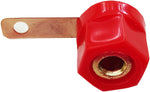 Connettore a banana rosso da panello