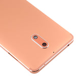 Back Battery Cover with Camera Lens and Side Keys for Nokia 6 TA-1000 TA-1003 TA-1021 TA-1025 TA-1033 TA-1039, For Nokia 6