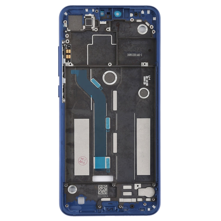 Middle Frame with Side Buttons for Xiaomi Mi 8 Lite, For Xiaomi Mi 8 Lite Middle Blue