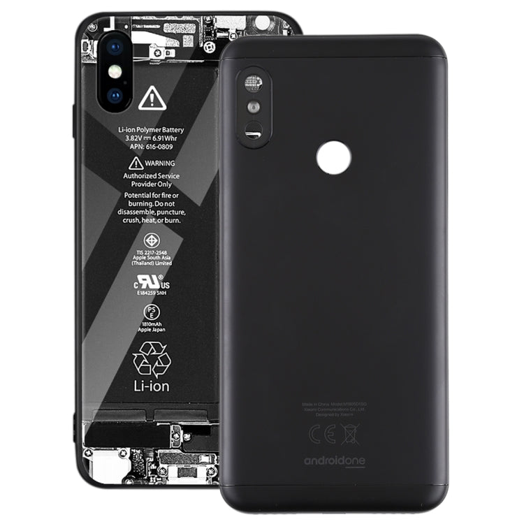 Cover posteriore per Xiaomi Redmi 6 Pro, For Xiaomi Redmi 6 Pro