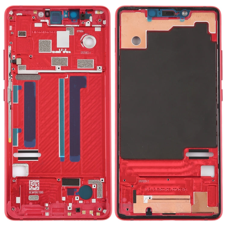 Middle frame with side buttons for Xiaomi Mi 8 SE, For Mi 8 SE, For Xiaomi Mi 8 SE, For Xiaomi Mi 8 SE Red