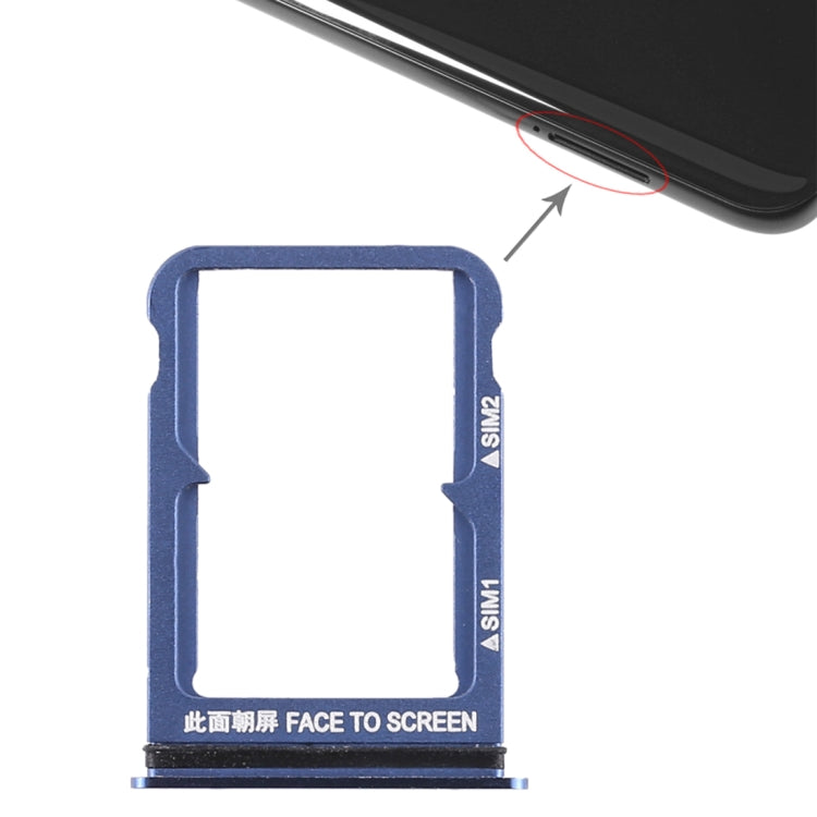 Dual SIM Card Tray for Xiaomi Mi 8, For Mi 8, For Xiaomi Mi 8