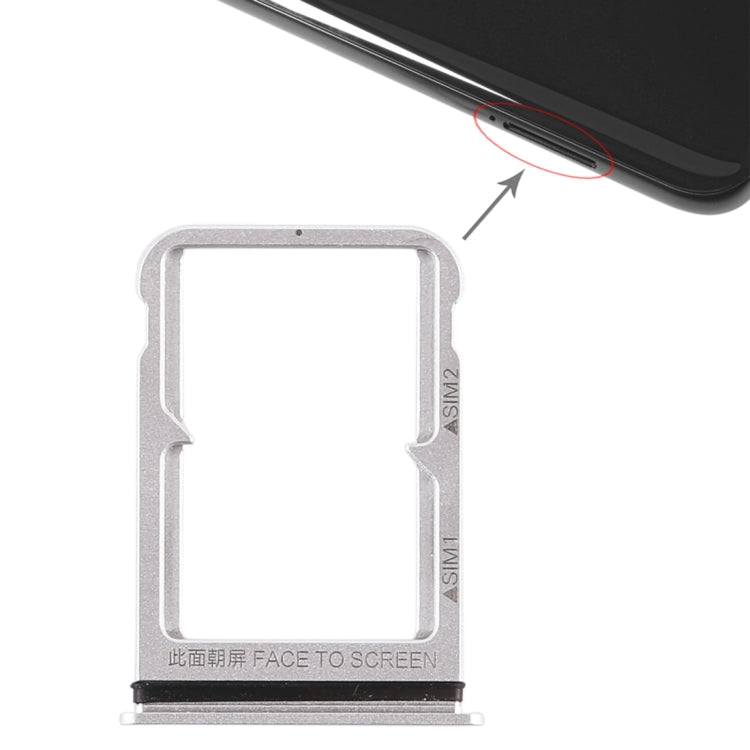 Dual SIM Card Tray for Xiaomi Mi 8, For Mi 8, For Xiaomi Mi 8