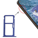 SIM Card Tray + SIM Card Tray / Micro SD Card Tray for Nokia X7 / 8.1 / 7.1 Plus / TA-1131, For Nokia X7