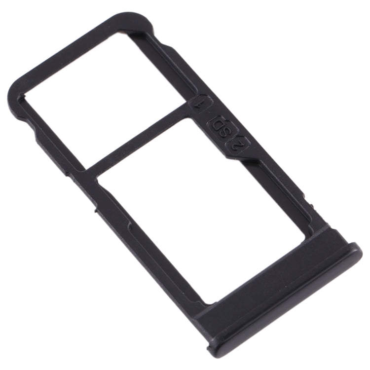 SIM Card Tray + SIM Card Tray/Micro SD Card Tray for Nokia 5.1 Plus / X5 TA-1102 TA-1105 TA-1108 TA-1109 TA-1112 TA-1120 TA-1199, For Nokia 5.1 Plus