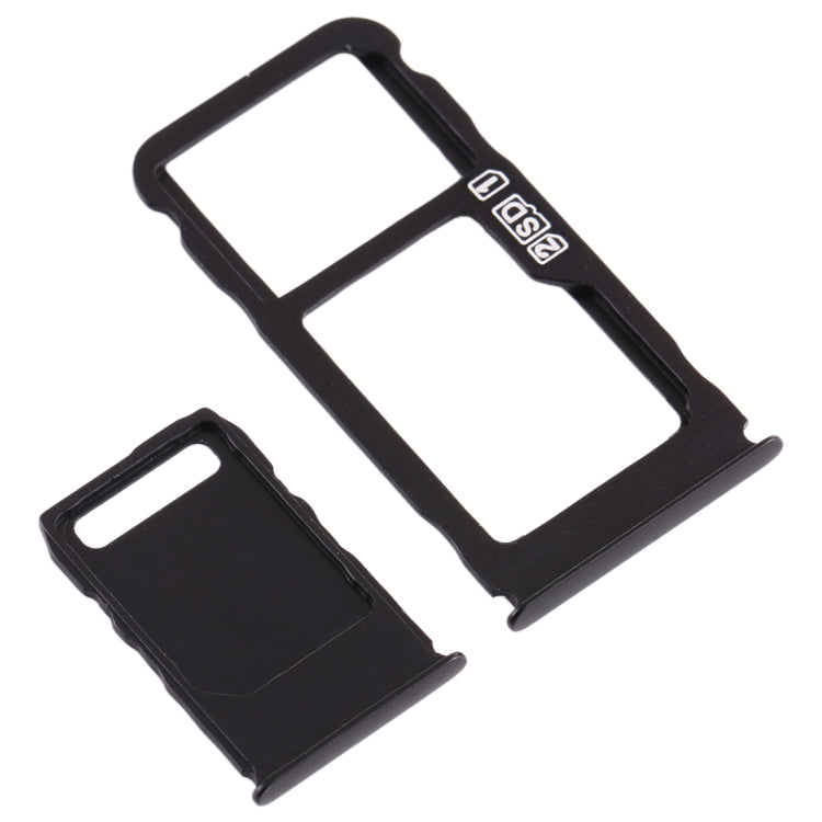 SIM Card Tray + SIM Card Tray + Micro SD Card Tray for Nokia 3.1 Plus, For Nokia 3.1 Plus