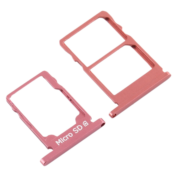 SIM Card Tray + SIM Card Tray + Micro SD Card Tray for Nokia 5.1 TA-1075, For Nokia 5.1