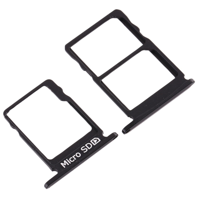 SIM Card Tray + SIM Card Tray + Micro SD Card Tray for Nokia 5 / N5 TA-1024 TA-1027 TA-1044 TA-1053, For Nokia 5