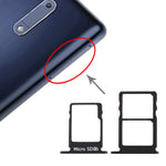 Vassoio scheda SIM + Vassoio scheda SIM + Vassoio scheda micro SD per Nokia 5 / N5 TA-1024 TA-1027 TA-1044 TA-1053, For Nokia 5