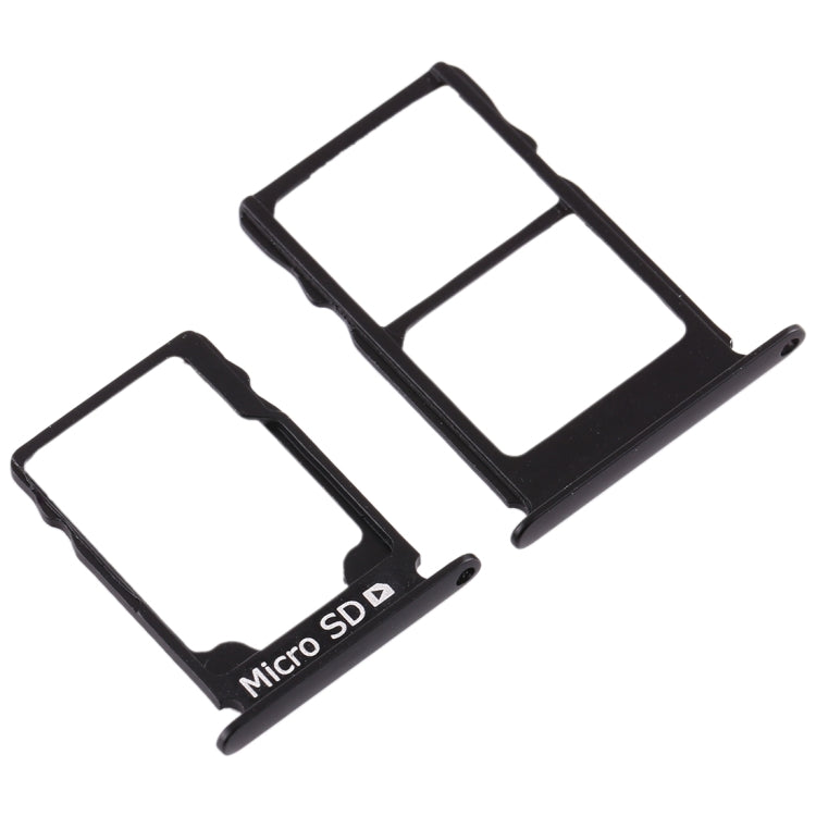 SIM Card Tray + SIM Card Tray + Micro SD Card Tray for Nokia 3.1 TA-1049 TA-1057 TA-1063 TA-1070, For Nokia 3.1