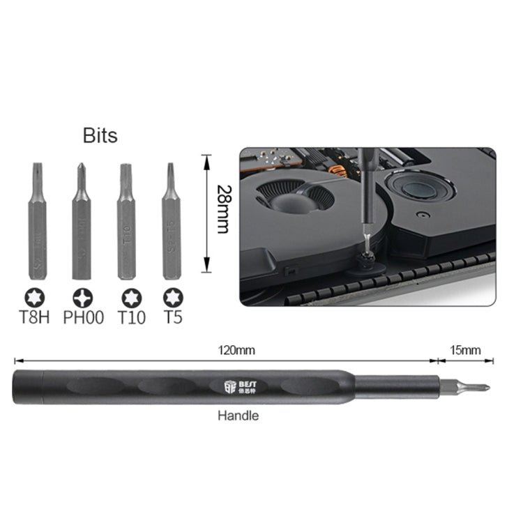 BEST BST-503 Kit di strumenti di smontaggio rapido multifunzionale di precisione 10 in 1 per iMac Pro, BST-503