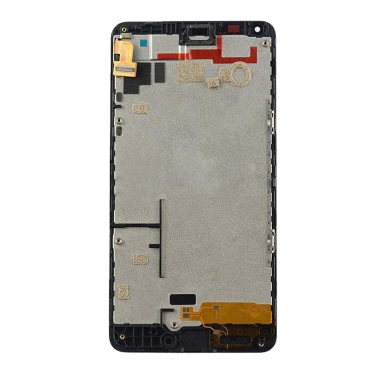 Schermo LCD e digitalizzatore assemblato completo con cornice per Microsoft Lumia 640, For Lumia 640 with Frame Black