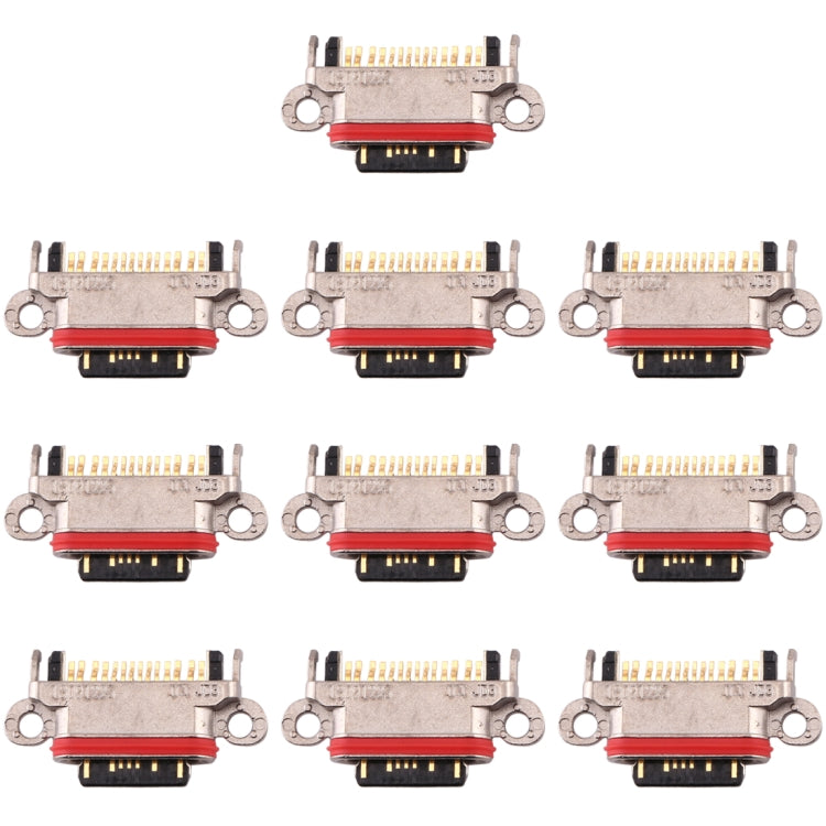 For OPPO R17 10pcs Charging Port Connector, For OPPO R17