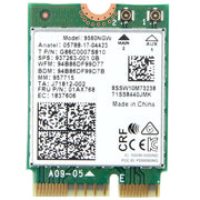 9560NGW Dual Band 1.73Gbps Wireless per Intel 9560ac NGFF Key E Scheda Wifi 8020.11ac Bluetooth 5.0 Laptop per Windows 10, 9560NGW  Intel 9560ac