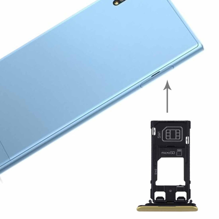 per Sony Xperia XZs (versione Dual SIM) Vassoio SIM e scheda Micro SD/SIM, For Xperia XZs Dual SIM, For XZs Dual SIM